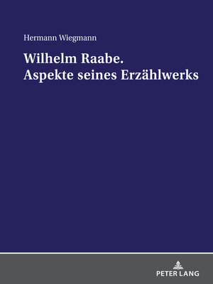 cover image of Wilhelm Raabe. Aspekte seines Erzaehlwerks